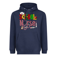 Navy School Nurse Heavyweight Hoodie - LillyAllenDesigns