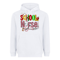 White School Nurse Heavyweight Hoodie - LillyAllenDesigns