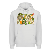 Dove Grey Egg hunter with camouflage plate letters Premium Hoodie - NancyCooperArtShop