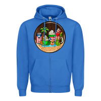 True Royal puerto rico coasters Zipper Hoodie - AdoDesignShop