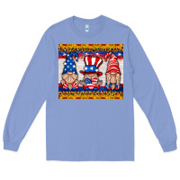 Colony Blue usa gnome mouse pad Long Sleeve Tee - HRA Design Shop