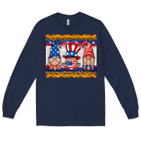 Navy usa gnome mouse pad Long Sleeve Tee - HRA Design Shop
