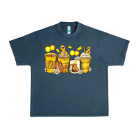 Midnight Navy childhood cancer coffee cups Urban Heavy Tee - Zillion Design Studio