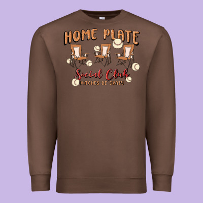 Glitter Baseball Premium Sweatshirt Designed By Maliassmallbusiness