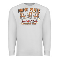 Dove Grey glitter baseball Premium Sweatshirt - MaliasSmallBusiness