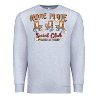Heather Grey glitter baseball Premium Sweatshirt - MaliasSmallBusiness