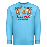 Ocean Blue glitter baseball Premium Sweatshirt - MaliasSmallBusiness