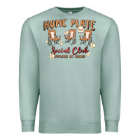 Seafoam glitter baseball Premium Sweatshirt - MaliasSmallBusiness