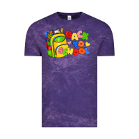 Cloud Purple back to school with school bag Vintage Tee - texasbilliewilder