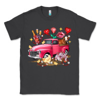 Smoke valentine's day truck farm animals Classic Tee - FaDigitalArtStudio