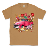 Toasted Coconut valentine's day truck farm animals Classic Tee - FaDigitalArtStudio