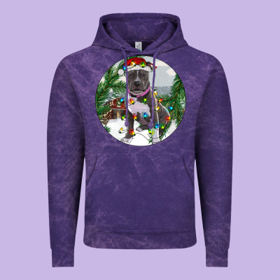 Vintage Hoodie Pitbull And Farm
