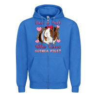 True Royal Just A Girl Love Who Loves Guinea Pigs Zipper Hoodie - Artiststas