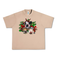 Burro christmas cows with tree Urban Heavy Tee - RanaPortraitStore