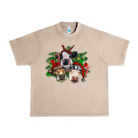 French Oak christmas cows with tree Urban Heavy Tee - RanaPortraitStore