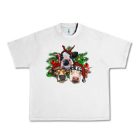 Lunar Rock christmas cows with tree Urban Heavy Tee - RanaPortraitStore