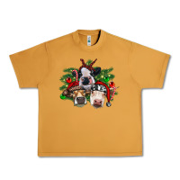 Peanut Butter christmas cows with tree Urban Heavy Tee - RanaPortraitStore