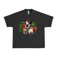 Pigment Black christmas cows with tree Urban Heavy Tee - RanaPortraitStore