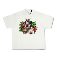 Pistachio christmas cows with tree Urban Heavy Tee - RanaPortraitStore