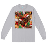 Moon Dust christmas horse leopard tartan Long Sleeve Tee - FaDigitalArtStudio
