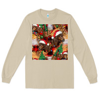 Mushroom christmas horse leopard tartan Long Sleeve Tee - FaDigitalArtStudio