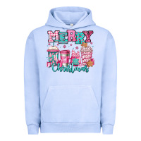 Pigment Grape Ice merry christmas pink coffee cups Urban Hoodie - Jasminsmagicworld