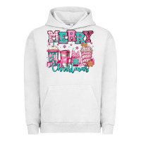 Pigment Lunar Rock merry christmas pink coffee cups Urban Hoodie - Jasminsmagicworld