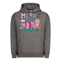 Pigment Tornado merry christmas pink coffee cups Urban Hoodie - Jasminsmagicworld