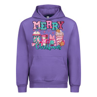 Tulip merry christmas pink coffee cups Urban Hoodie - Jasminsmagicworld