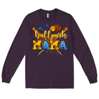 Plum ballpark mama Long Sleeve Tee - AdoDesignShop