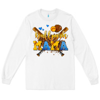 White ballpark mama Long Sleeve Tee - AdoDesignShop