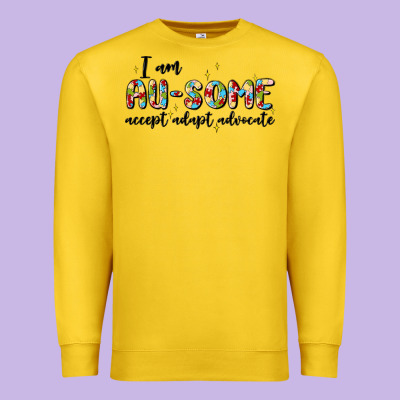 I Am Au Some Premium Sweatshirt Designed By Maliassmallbusiness