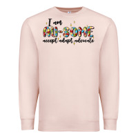 Pale Pink i am au some Premium Sweatshirt - MaliasSmallBusiness