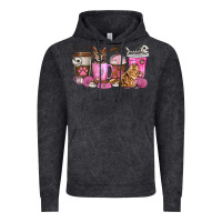 Cat Coffee Cups Vintage Hoodie | Teevron