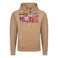 Vintage Coffee cat coffee cups Vintage Hoodie - texasbilliewilder