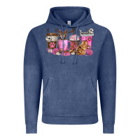 Vintage Denim cat coffee cups Vintage Hoodie - texasbilliewilder