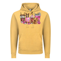 Vintage Mustard cat coffee cups Vintage Hoodie - texasbilliewilder