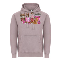 Vintage Zinc cat coffee cups Vintage Hoodie - texasbilliewilder