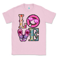 Bubblegum Pink love summer Classic Tee - CowhideDigitalArt