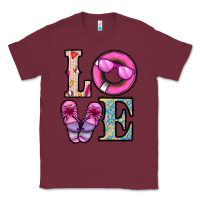 Burgundy love summer Classic Tee - CowhideDigitalArt