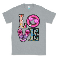 Heather Grey love summer Classic Tee - CowhideDigitalArt