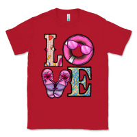 Red love summer Classic Tee - CowhideDigitalArt