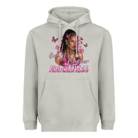 Moon Dust breast cancer awareness afro woman Heavyweight Hoodie - NancyCooperArtShop