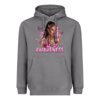 Storm breast cancer awareness afro woman Heavyweight Hoodie - NancyCooperArtShop