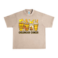 French Oak childhood cancer coffee cups Urban Heavy Tee - Zillion Design Studio