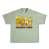 Oil Green childhood cancer coffee cups Urban Heavy Tee - Zillion Design Studio