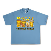 Pebble Blue childhood cancer coffee cups Urban Heavy Tee - Zillion Design Studio