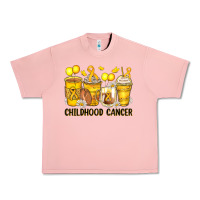 Salmon childhood cancer coffee cups Urban Heavy Tee - Zillion Design Studio