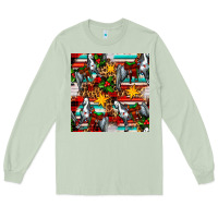 Matcha christmas horse leopard tartan Long Sleeve Tee - FaDigitalArtStudio