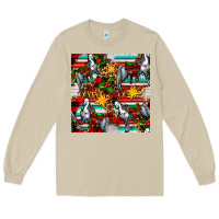 Mushroom christmas horse leopard tartan Long Sleeve Tee - FaDigitalArtStudio